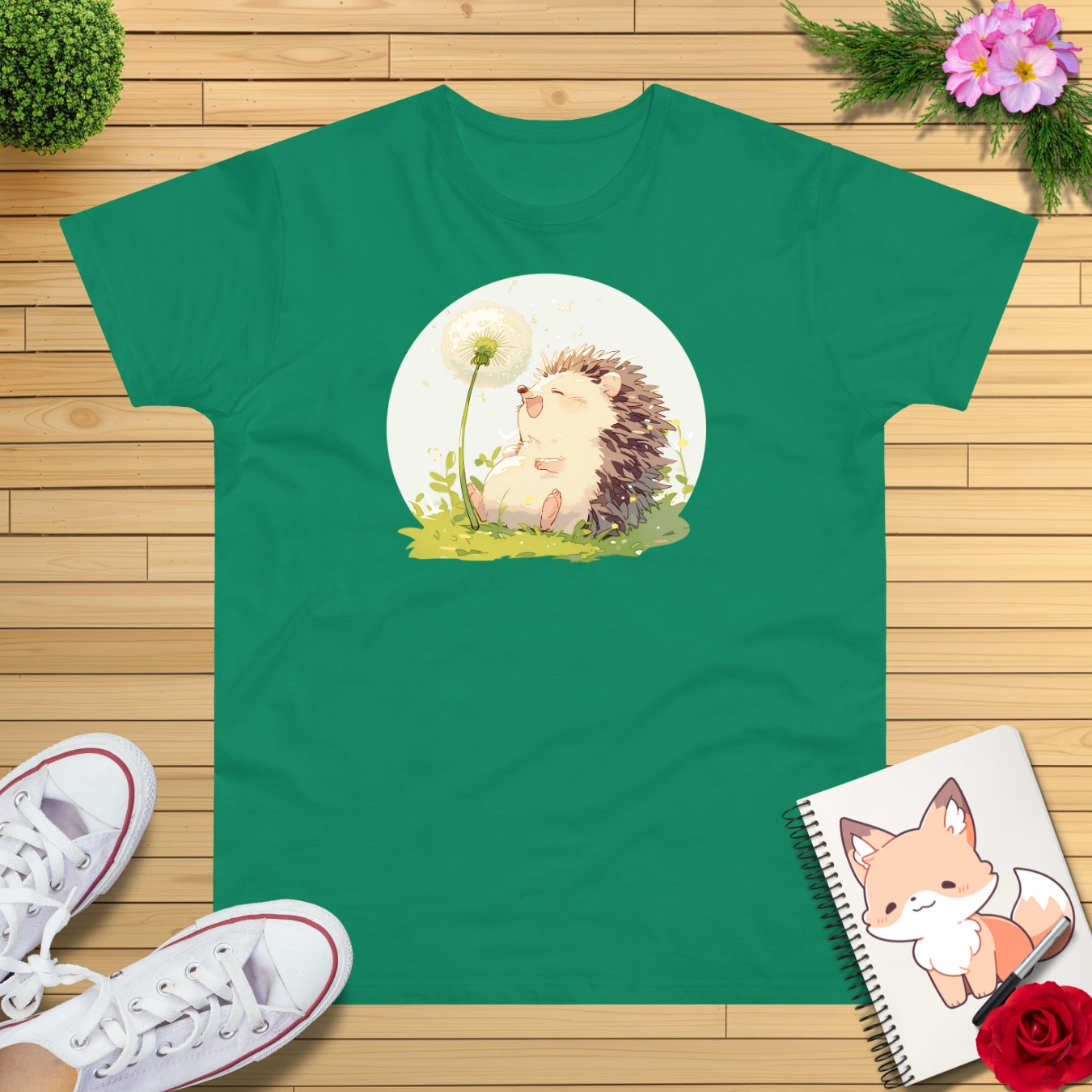 Happy Igel Pusteblume T-Shirt
