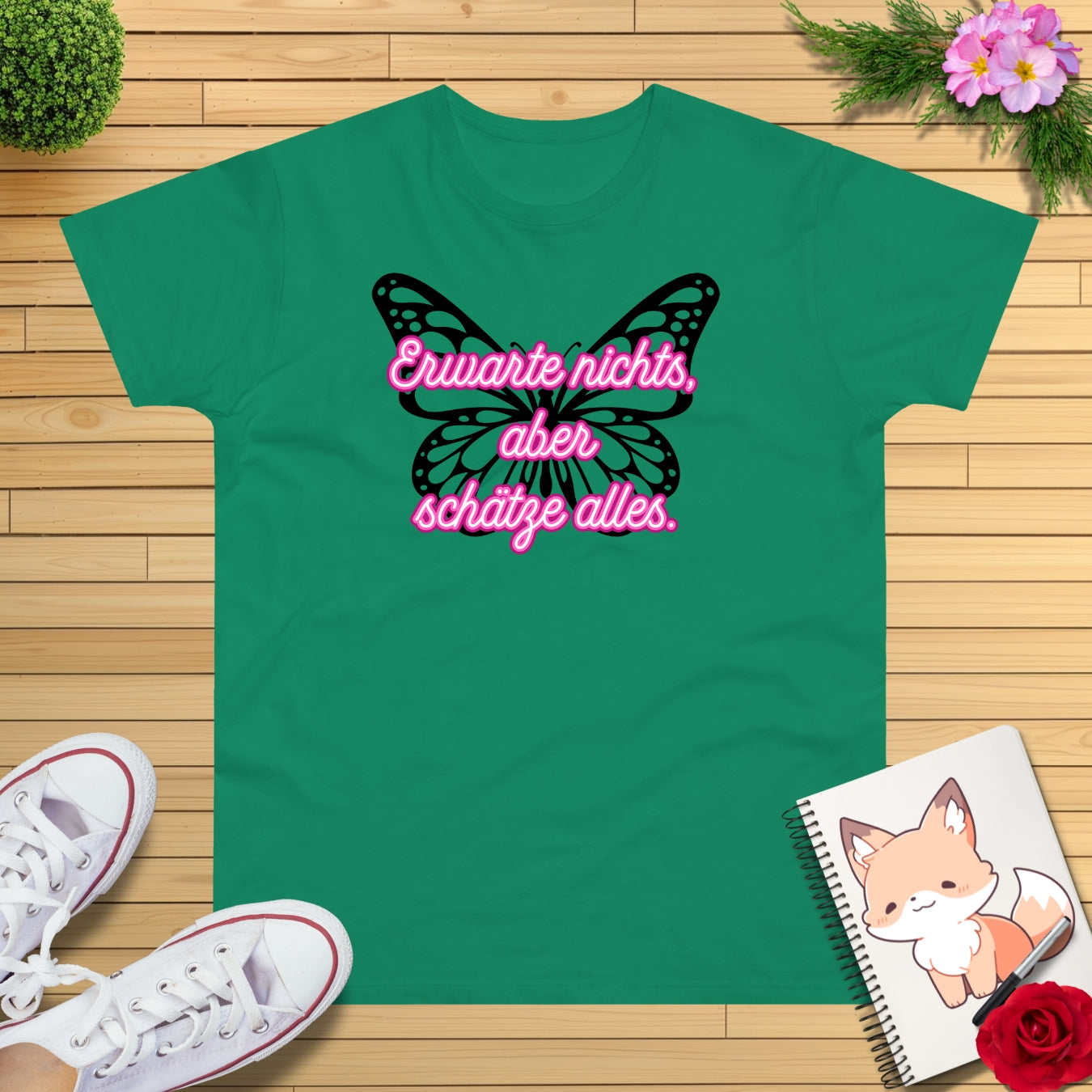 Schmetterling pink T-Shirt