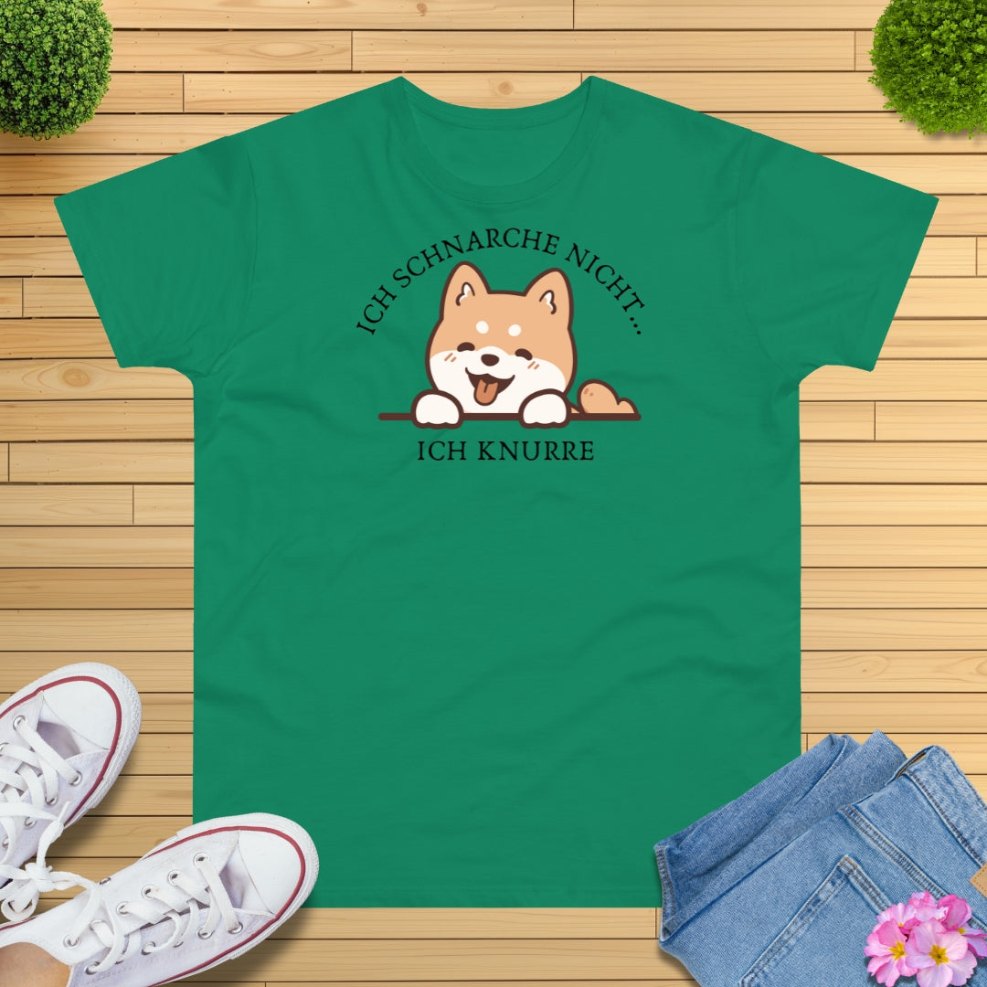 Ich schnarche nicht Hund T-Shirt