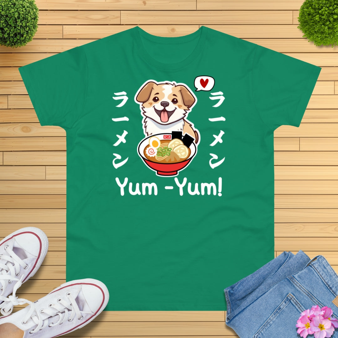 Kawaii Ramen Hund T-Shirt