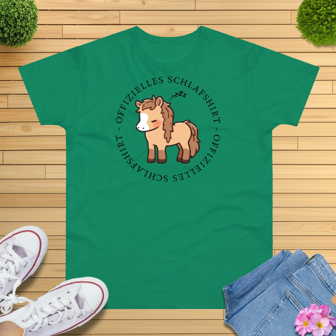 Offizielles Schlafshirt Pferd T-Shirt