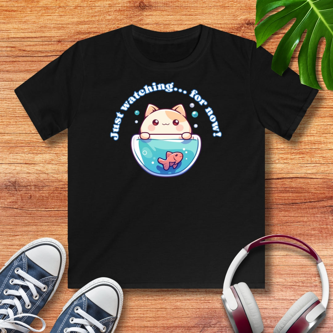 Just watching Katze Kinder T-Shirt