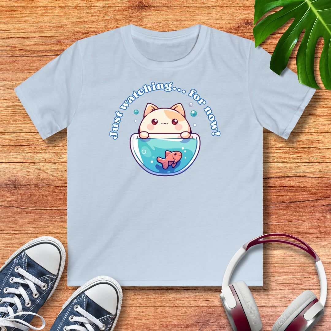 Just watching Katze Kinder T-Shirt