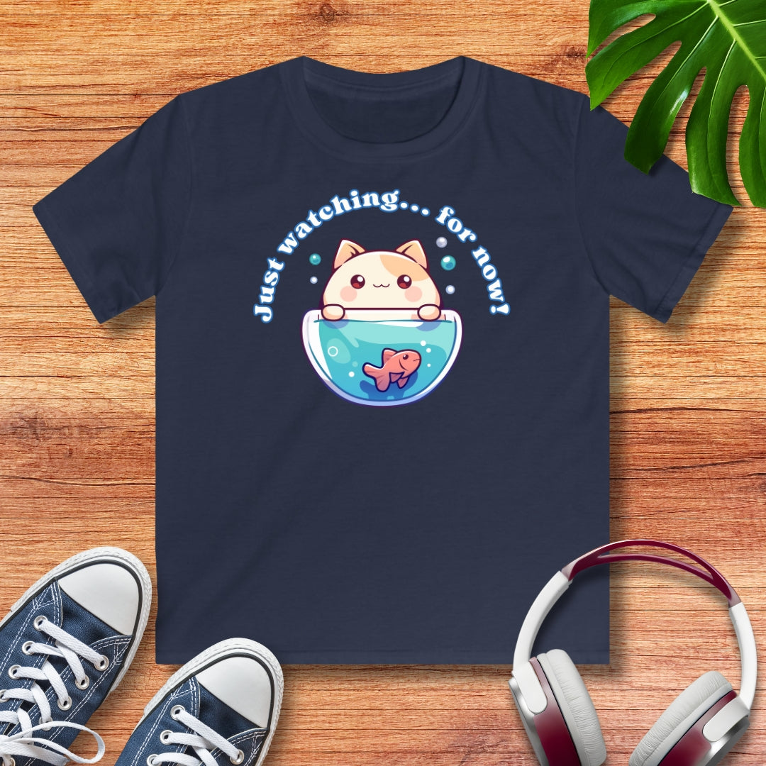 Just watching Katze Kinder T-Shirt