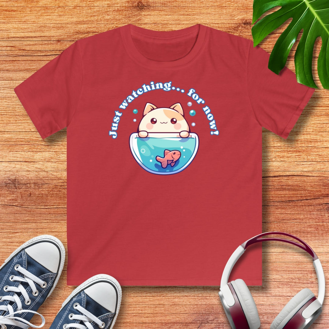 Just watching Katze Kinder T-Shirt