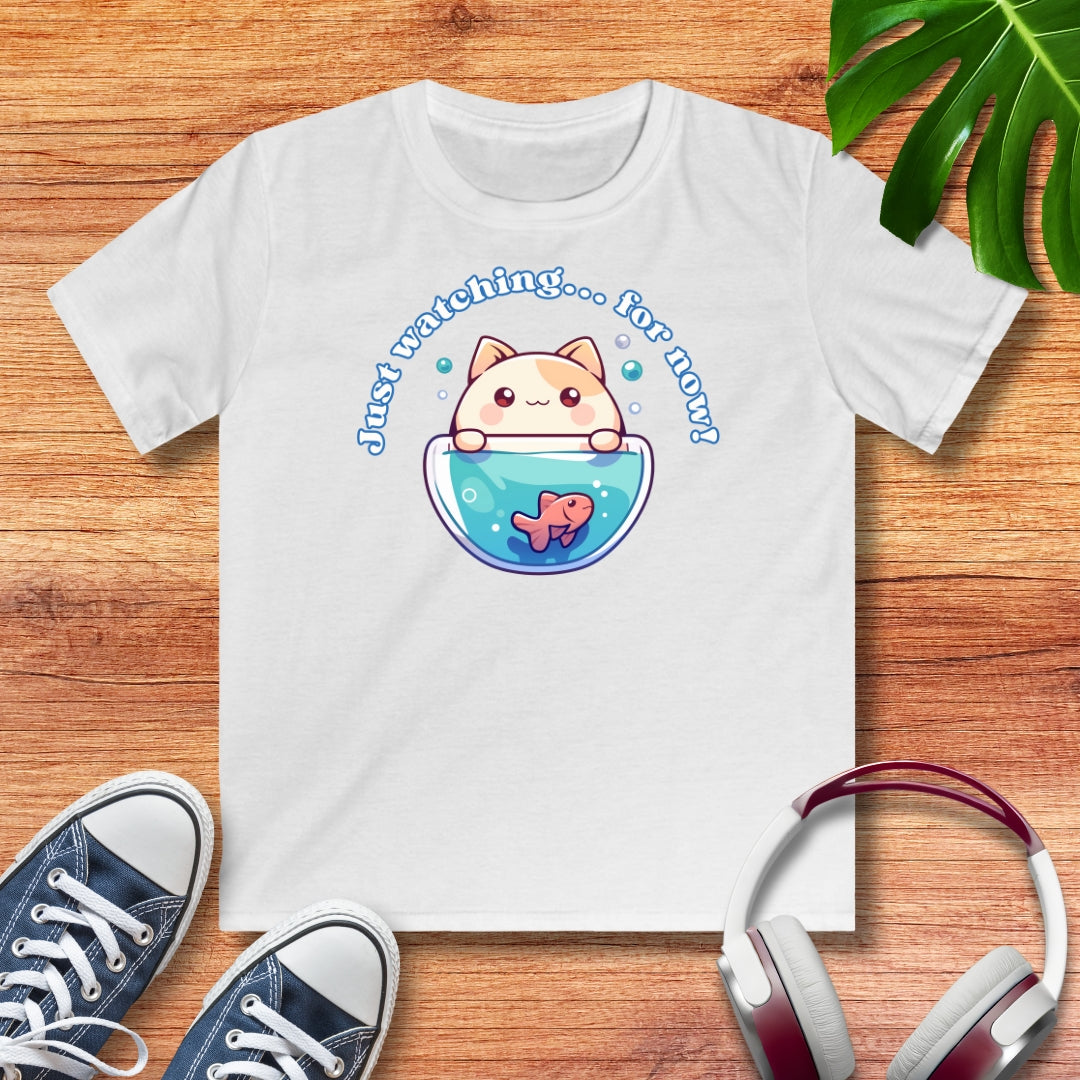 Just watching Katze Kinder T-Shirt