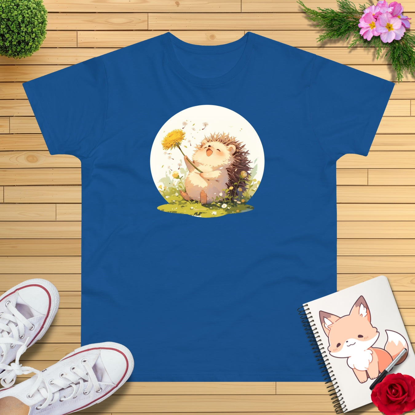 Igel mit Löwenzahn T-Shirt