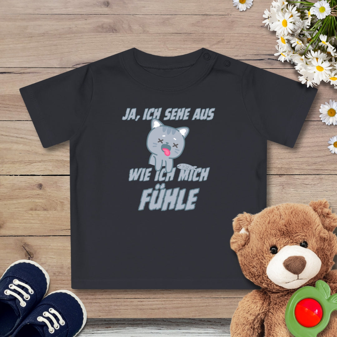 Kranke Katze Baby T-Shirt
