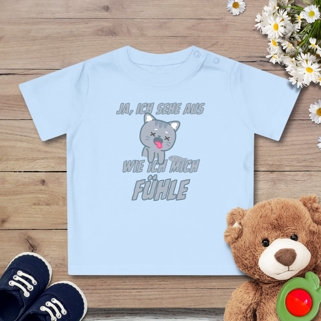 Kranke Katze Baby T-Shirt
