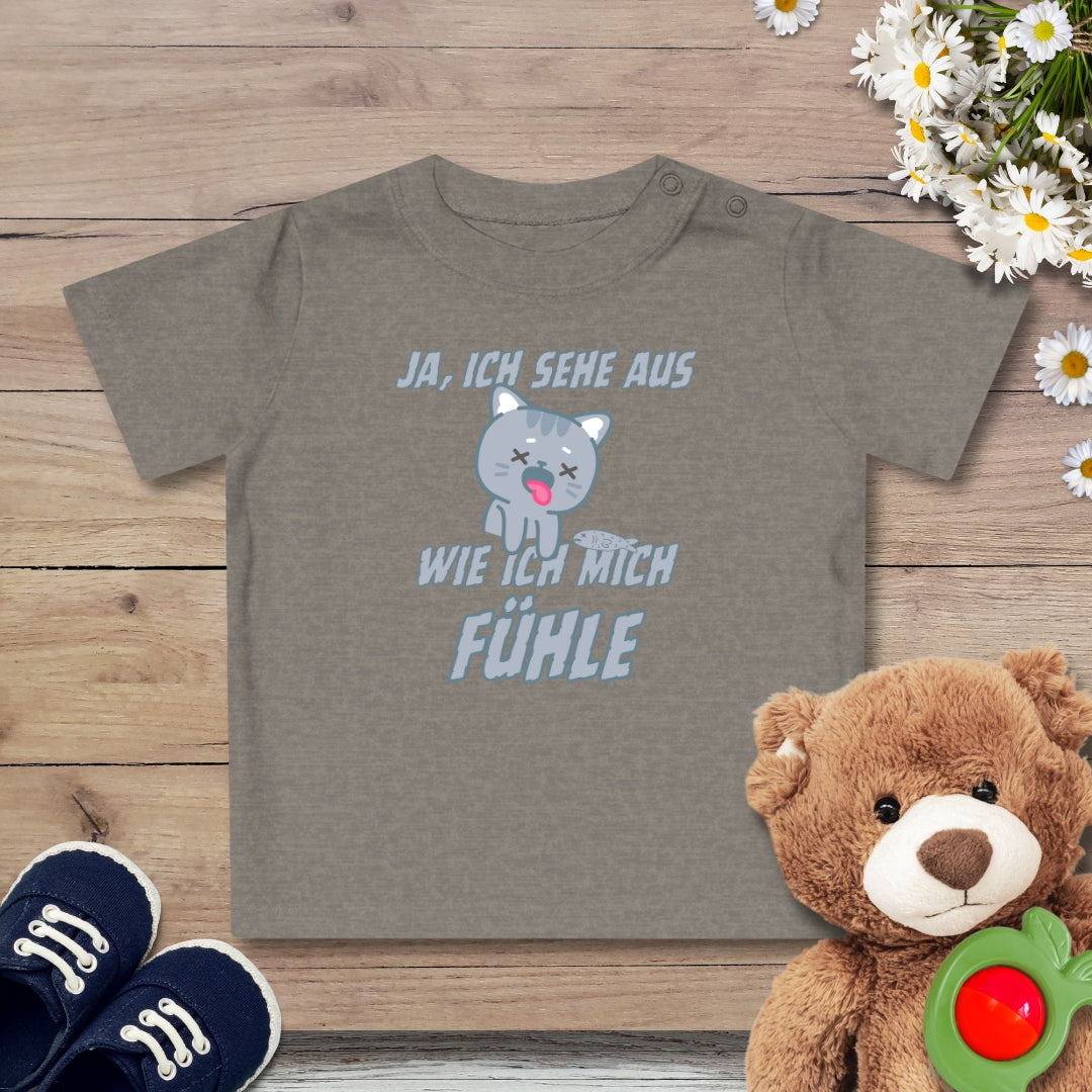 Kranke Katze Baby T-Shirt