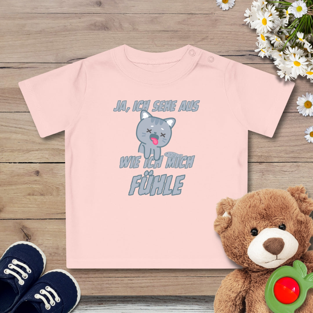 Kranke Katze Baby T-Shirt