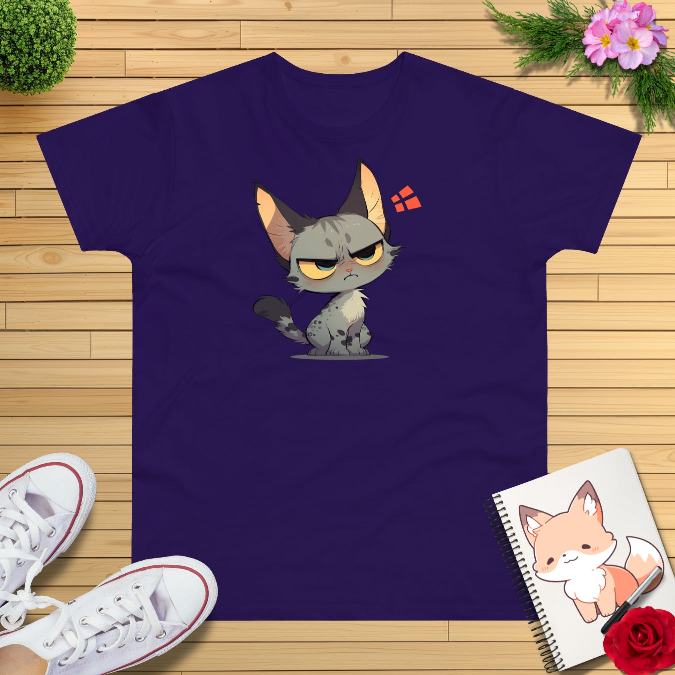 Grummel Katze T-Shirt