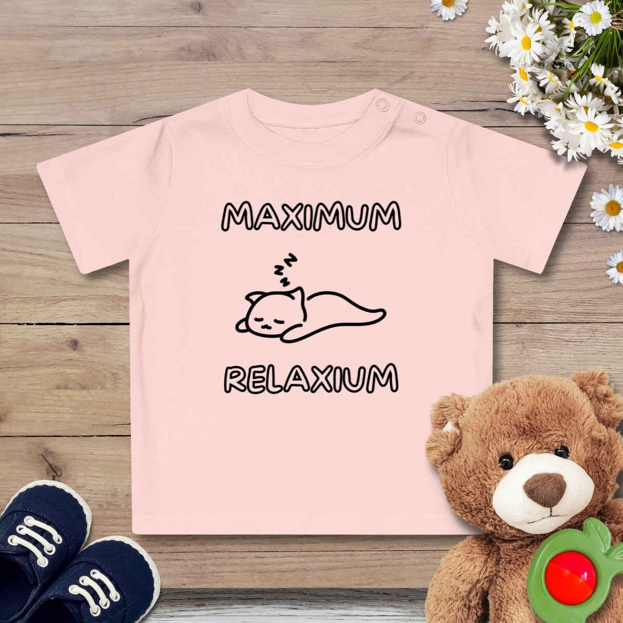Maximum Relaxium Katze Baby T-Shirt