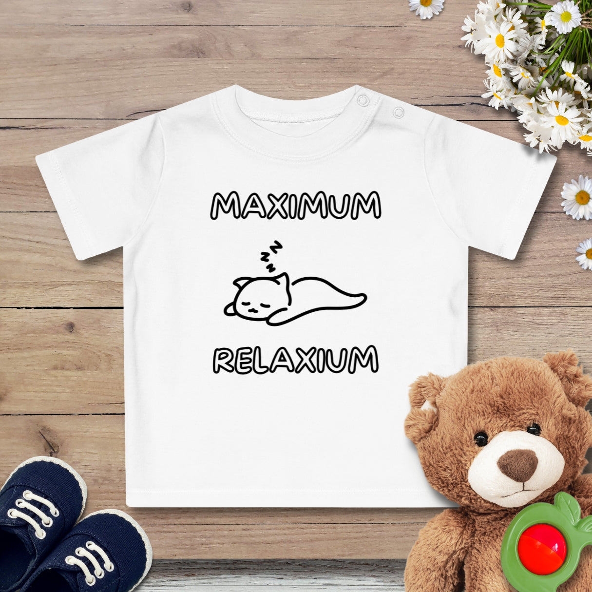 Maximum Relaxium Katze Baby T-Shirt