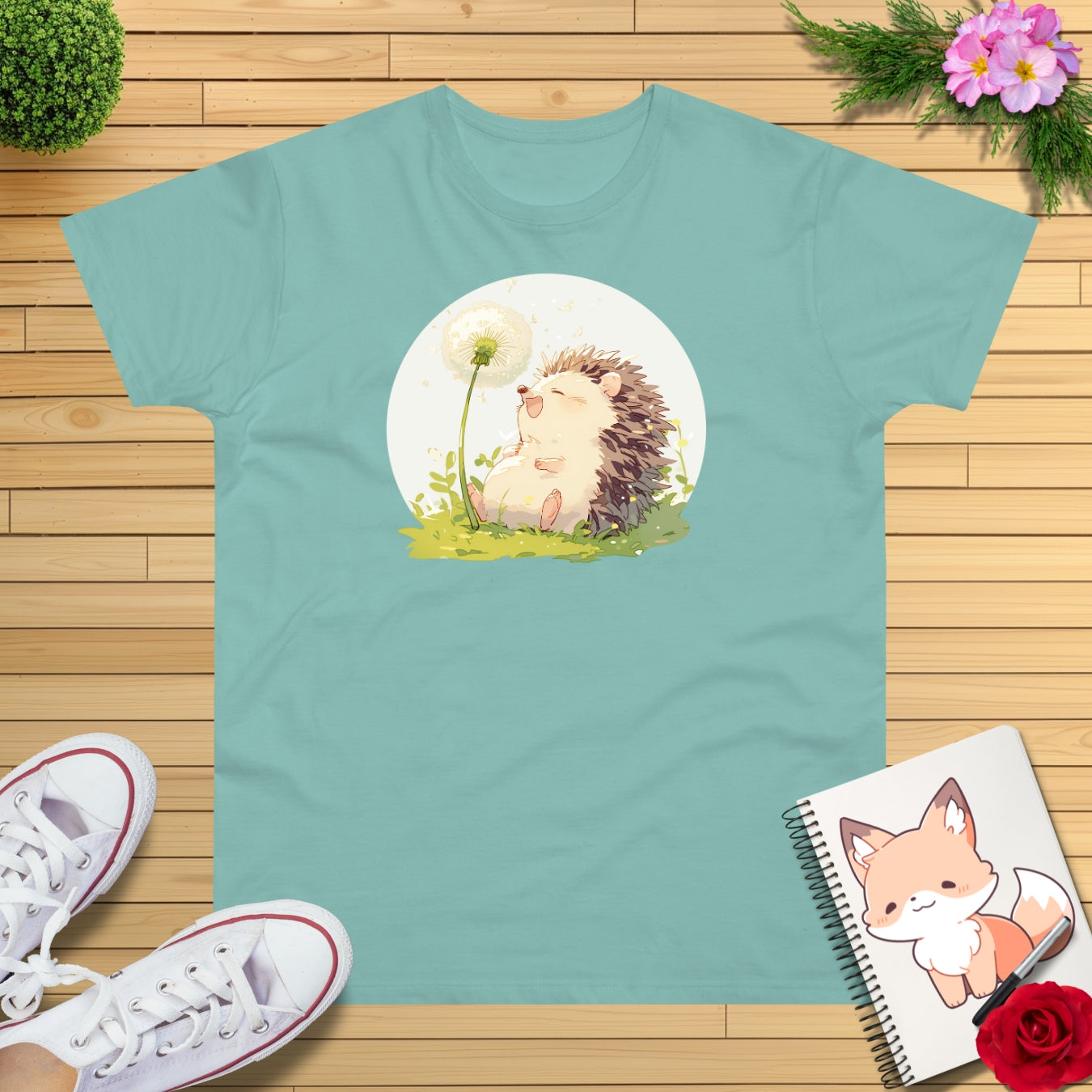 Happy Igel Pusteblume T-Shirt