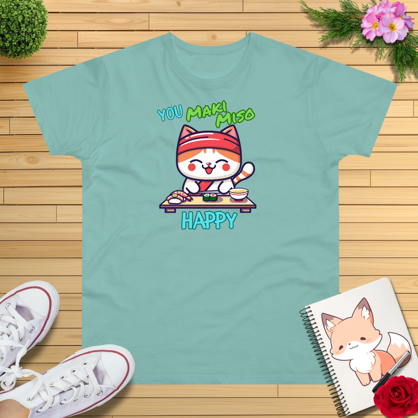 Sushi "YOU MAKI MISO HAPPY" T-Shirt