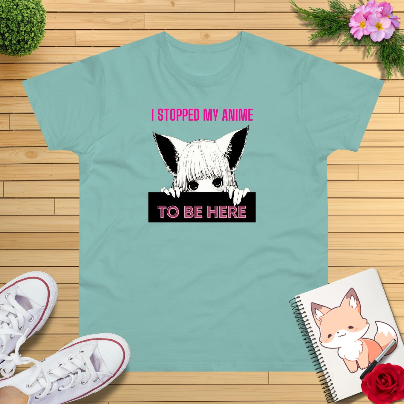 Catgirl i stopped my anime T-Shirt