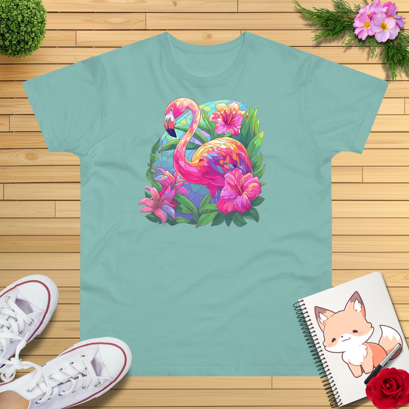 Flamingo Mosaik T-Shirt