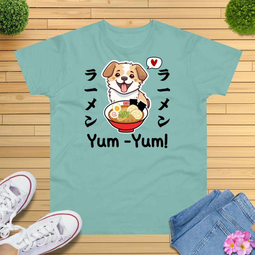 Kawaii Ramen Hund T-Shirt