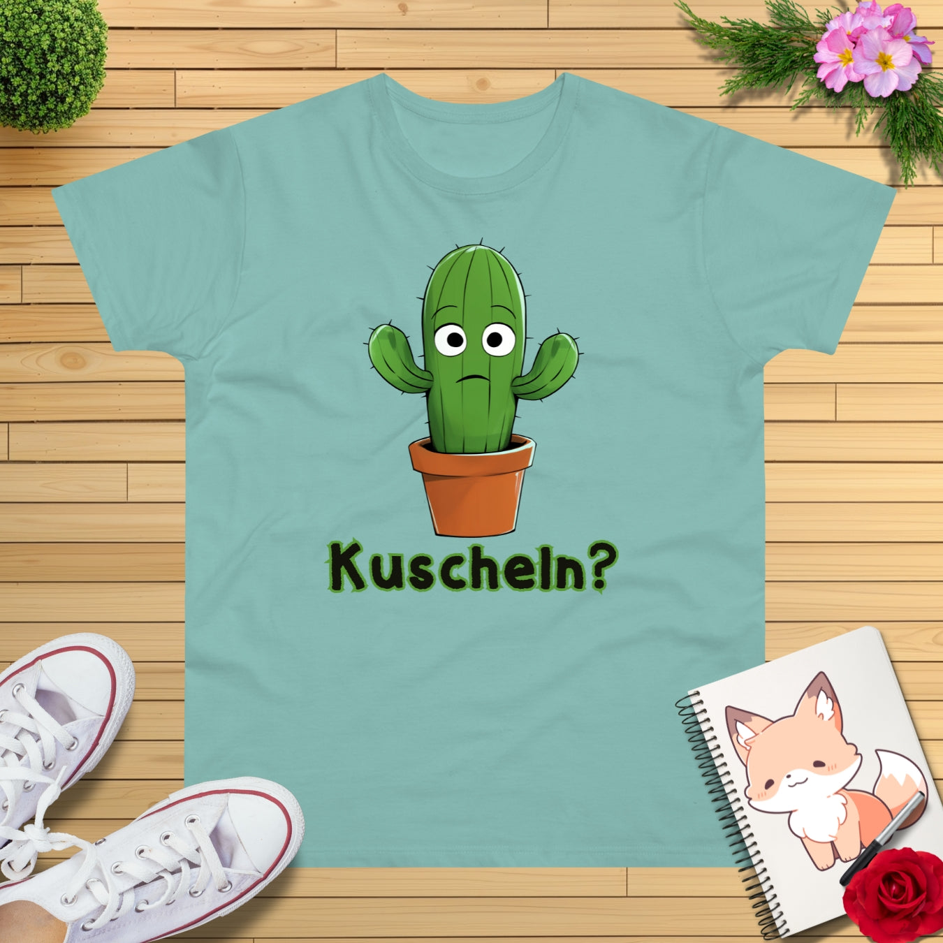 Kuschel Kaktus T-Shirt