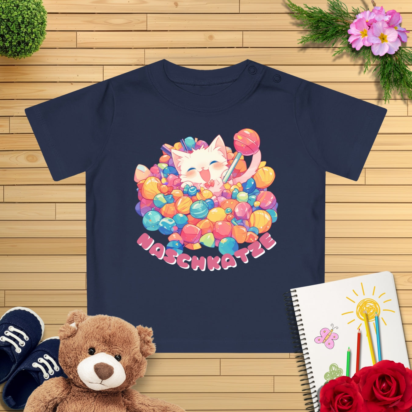 Naschkatze Baby T-Shirt