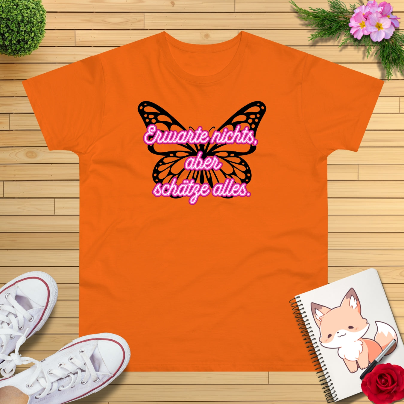Schmetterling pink T-Shirt
