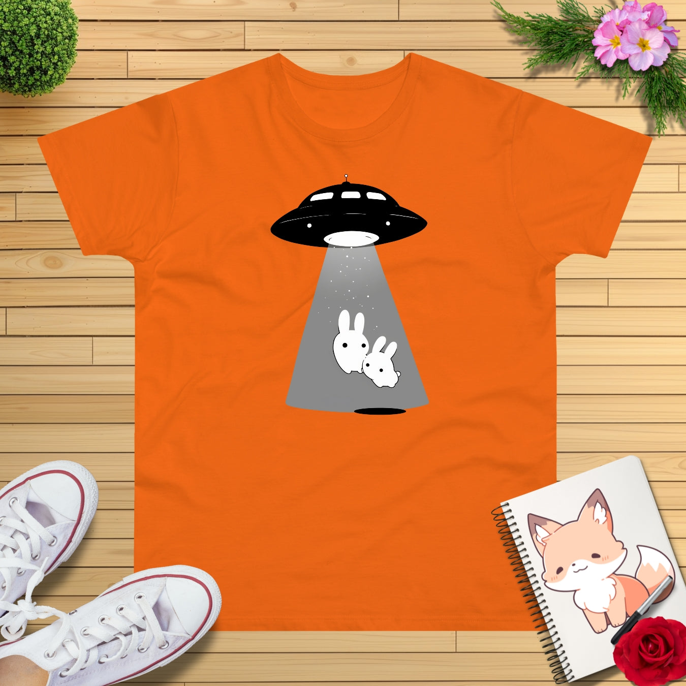 Kawaii Ufo Hasen T-Shirt