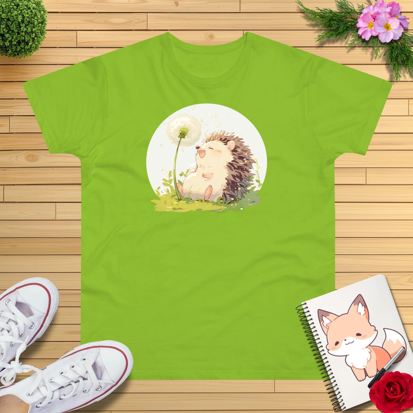 Happy Igel Pusteblume T-Shirt