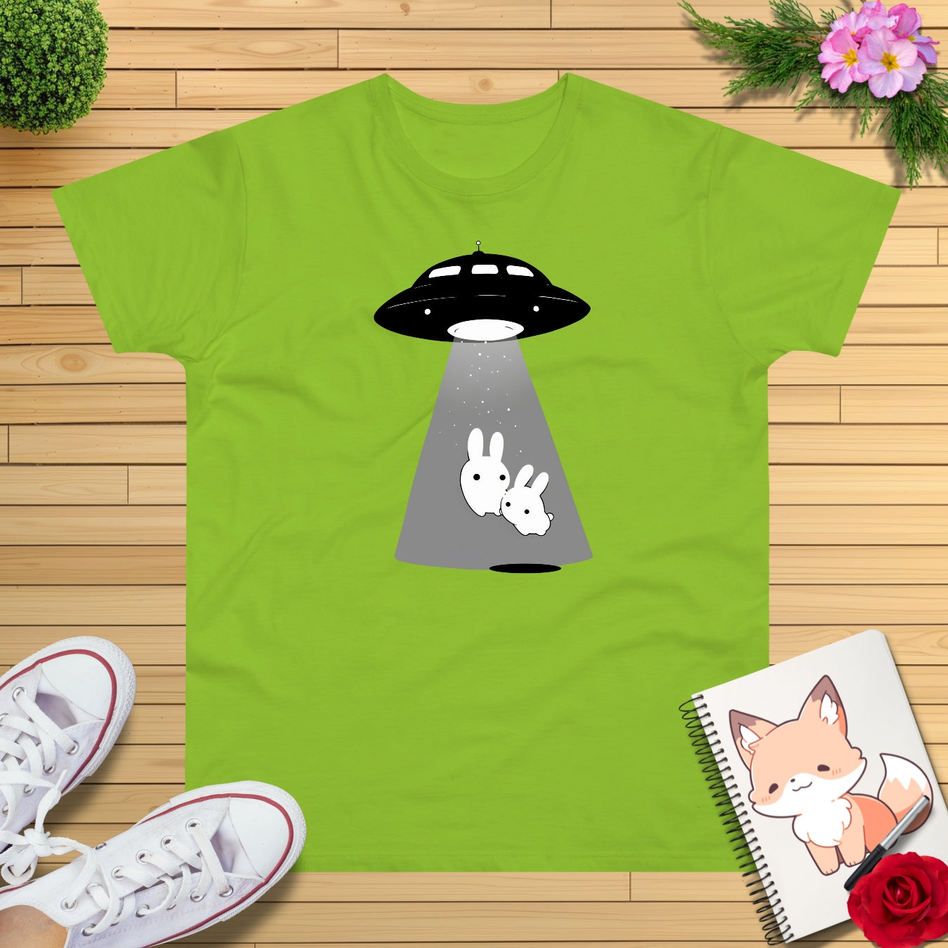 Kawaii Ufo Hasen T-Shirt