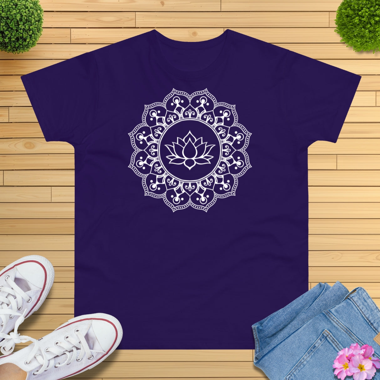 Lotus Mandala Yoga T-Shirt