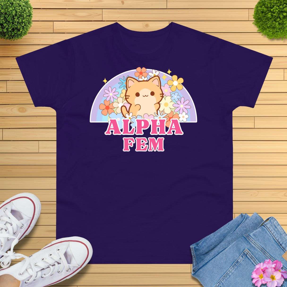 Alpha Fem Cat T-Shirt