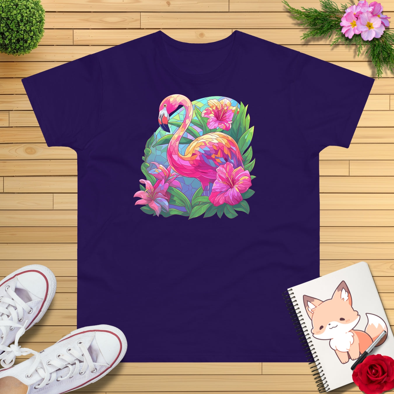 Flamingo Mosaik T-Shirt