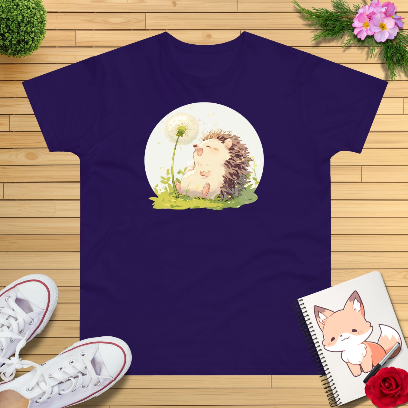 Happy Igel Pusteblume T-Shirt