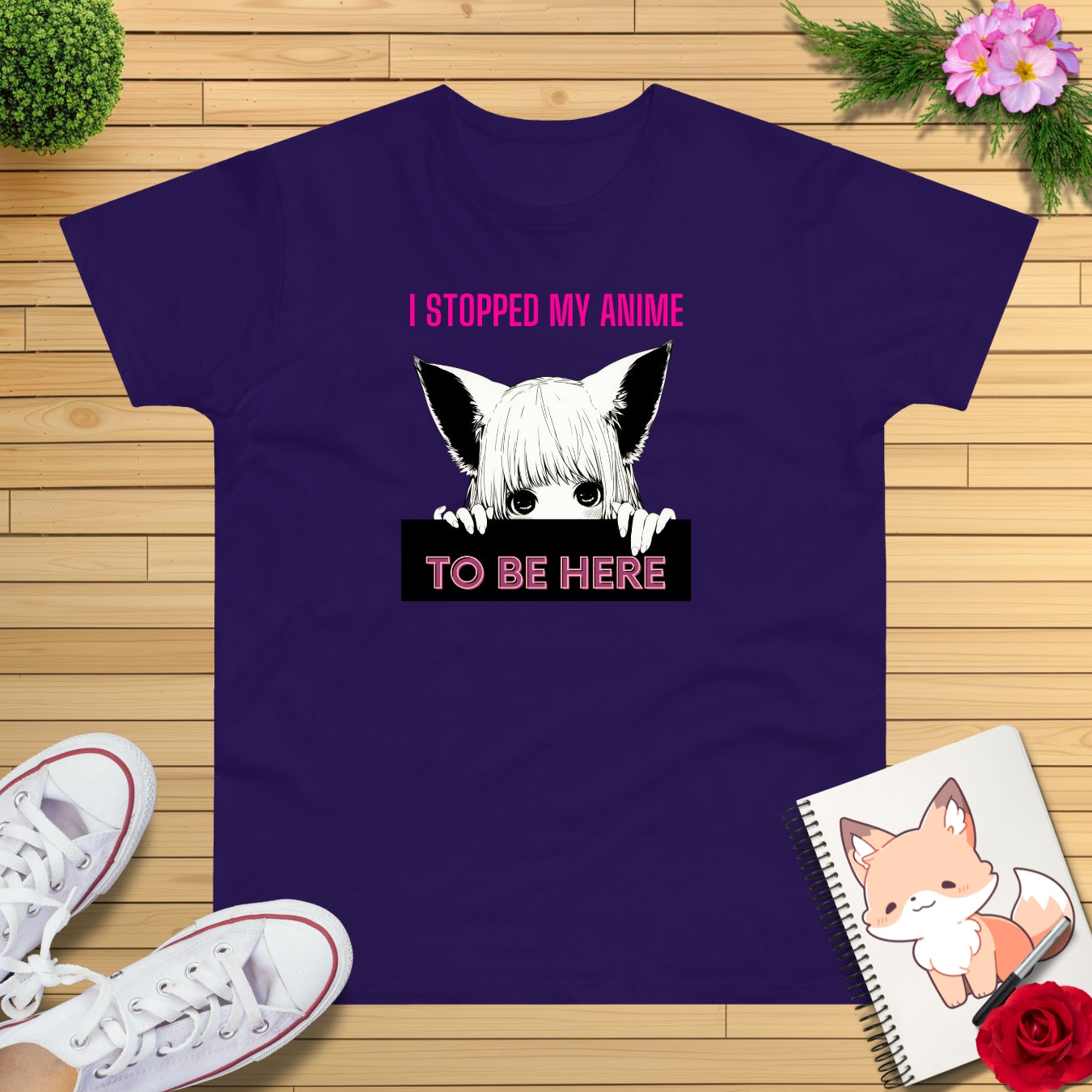Catgirl i stopped my anime T-Shirt