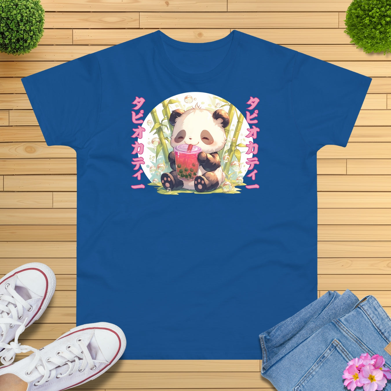 Bubble Tea Time Panda T-Shirt
