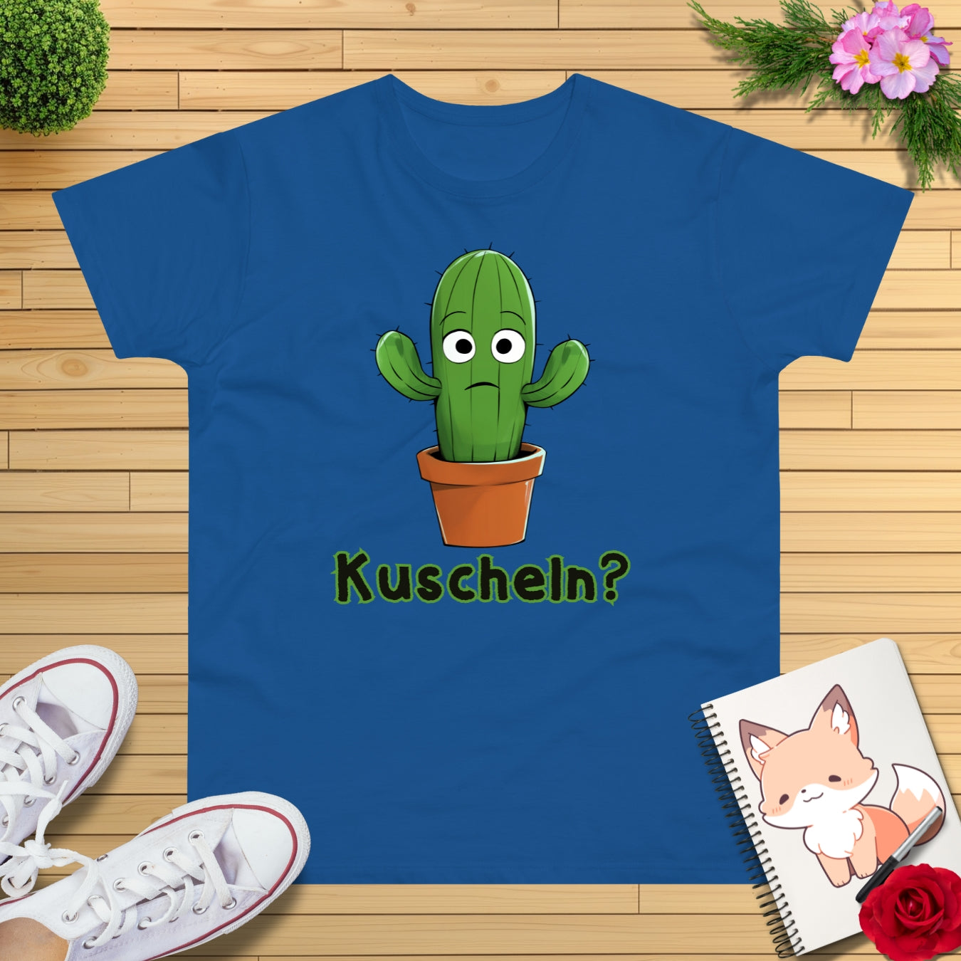 Kuschel Kaktus T-Shirt