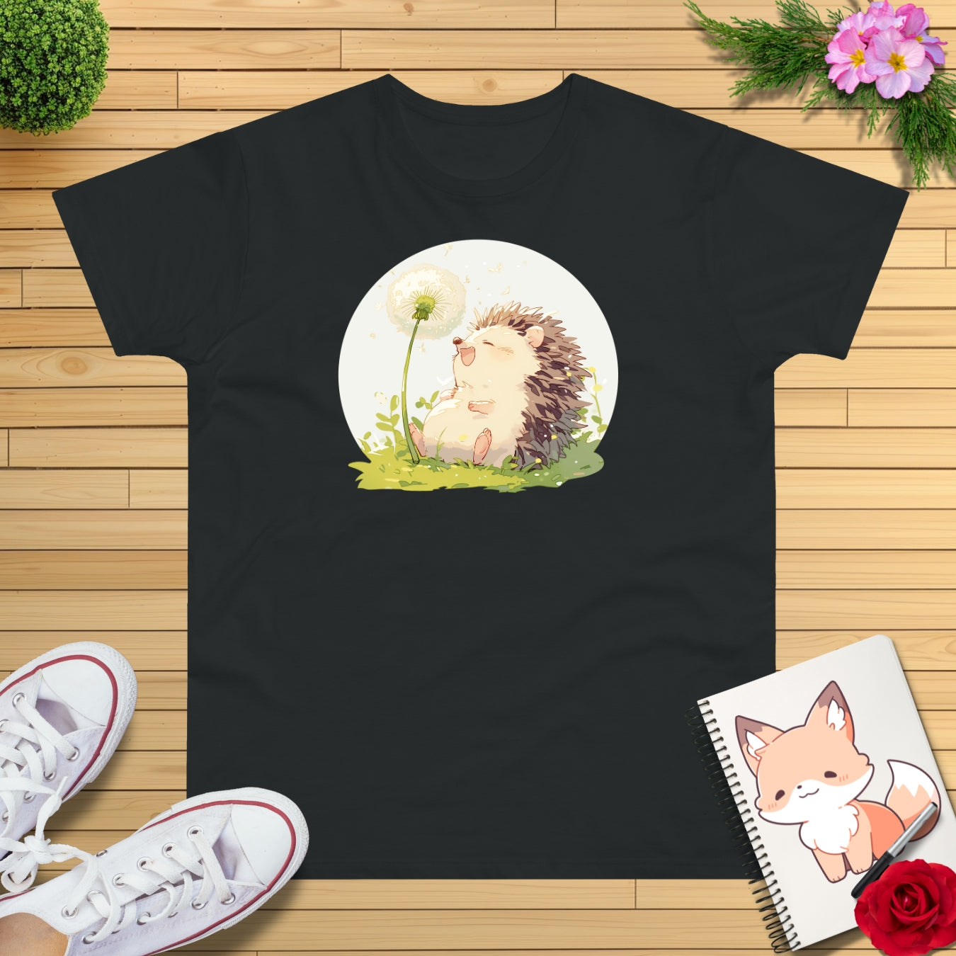 Happy Igel Pusteblume T-Shirt
