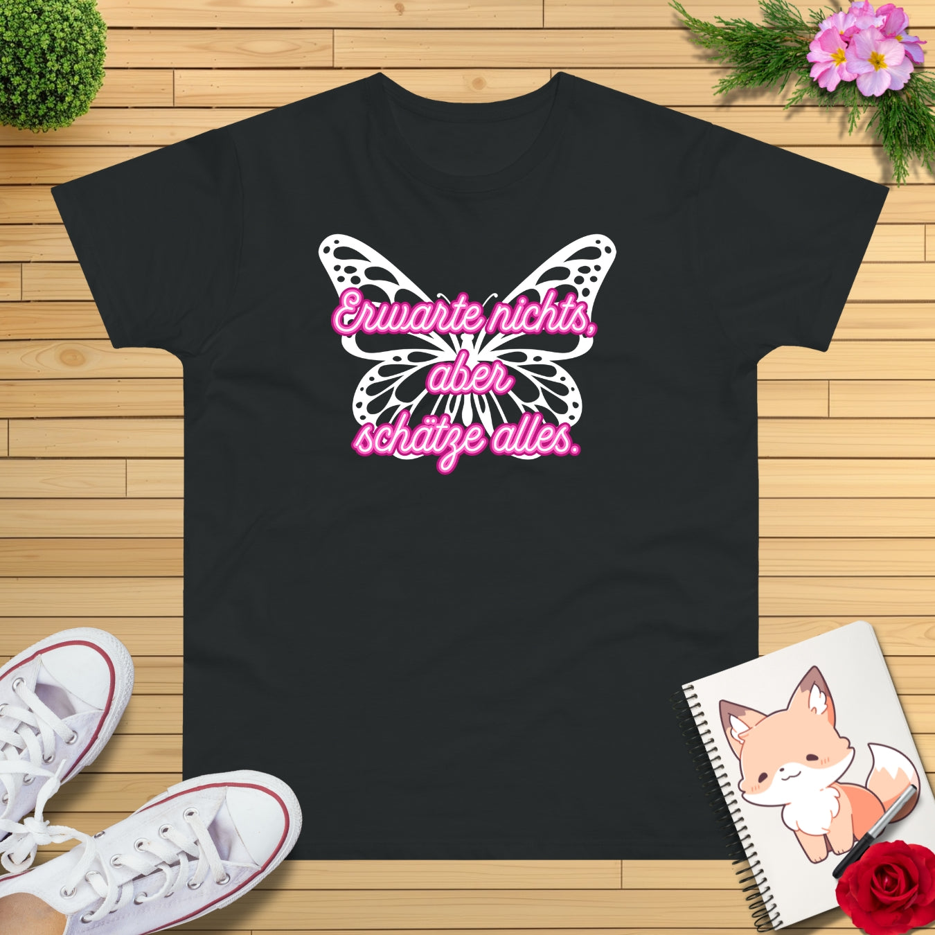 Schmetterling pink T-Shirt