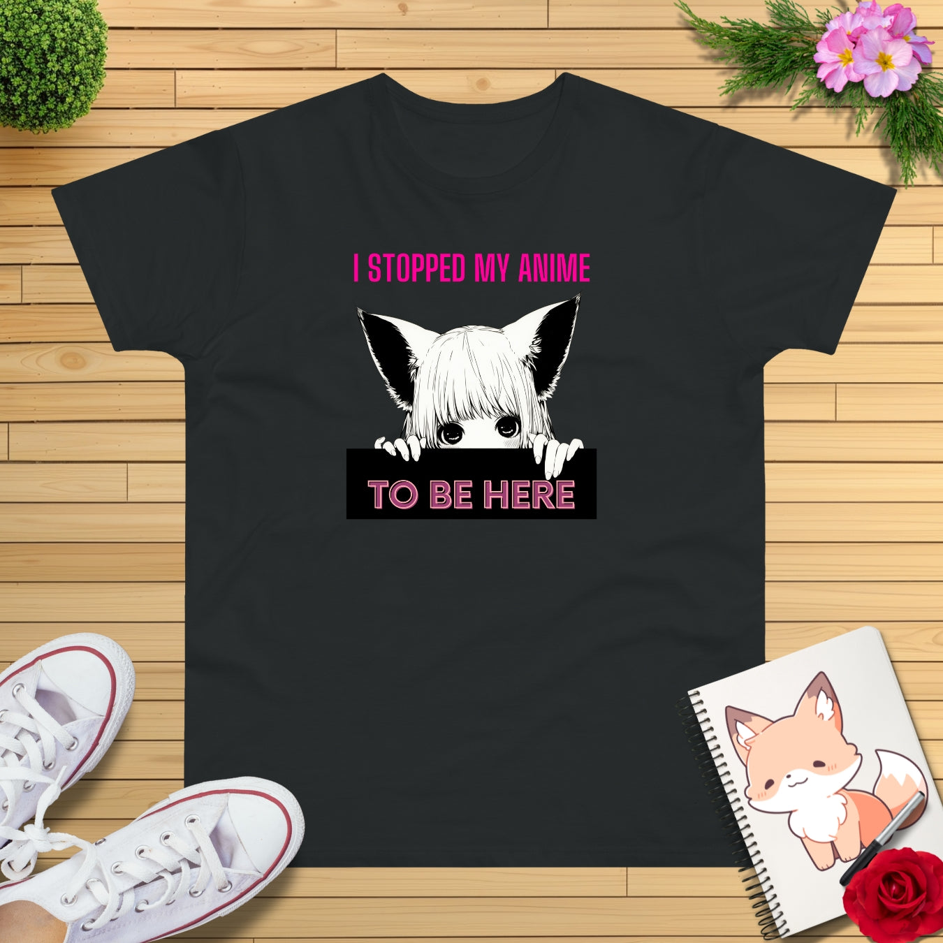 Catgirl i stopped my anime T-Shirt