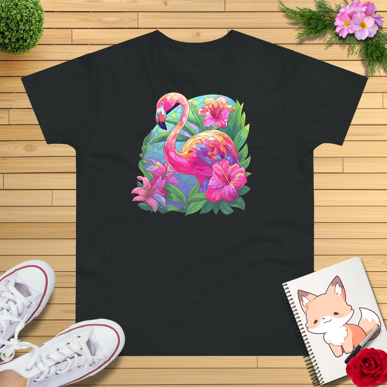 Flamingo Mosaik T-Shirt