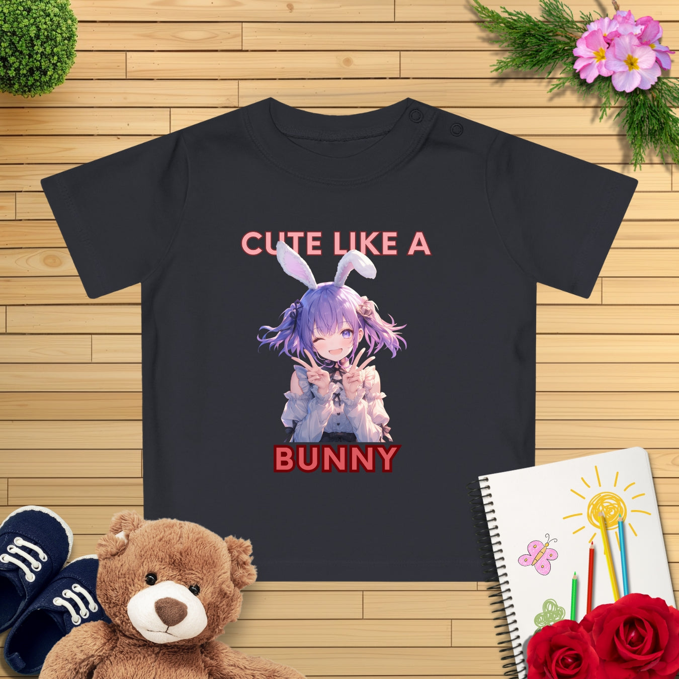 Cute like a Bunny Baby T-Shirt