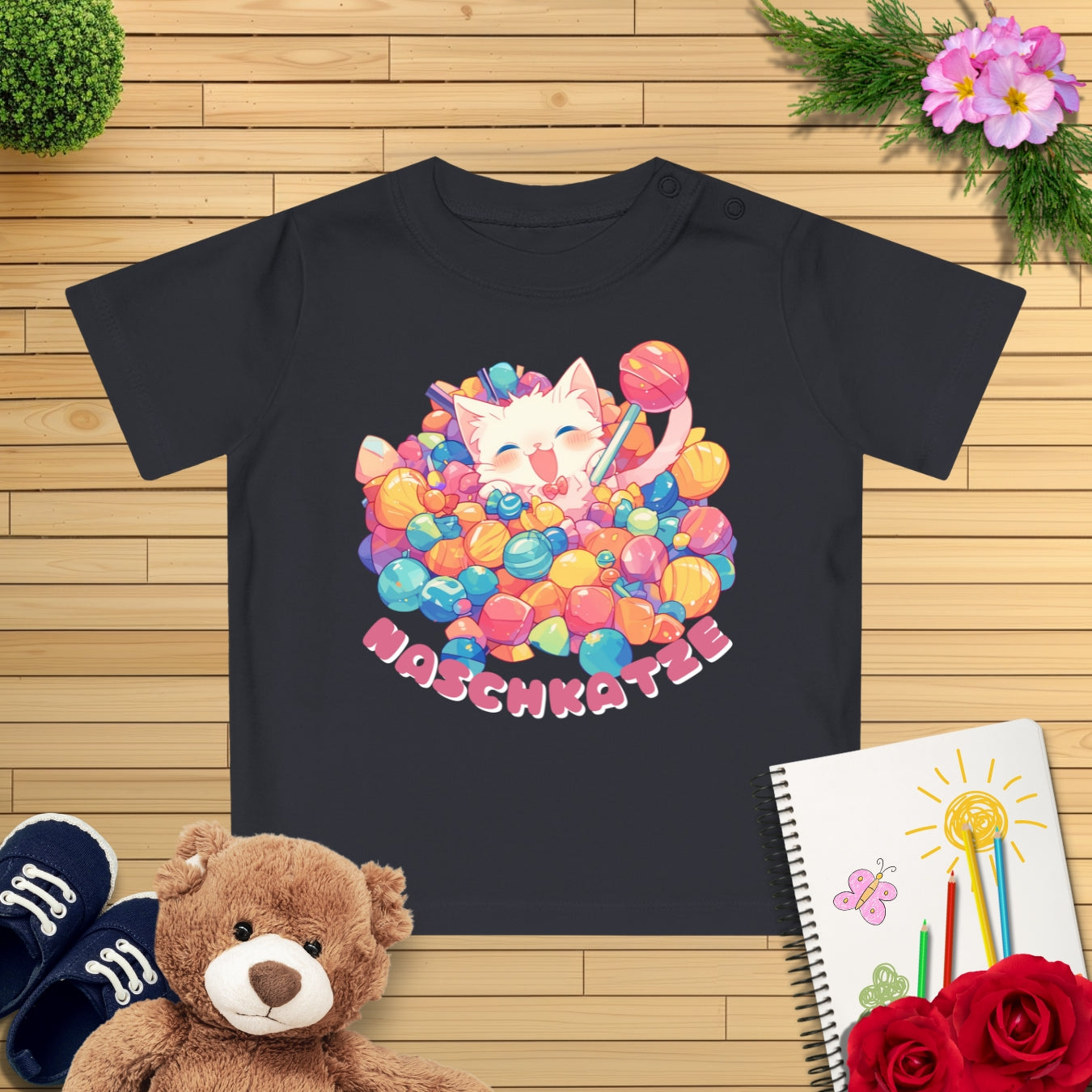 Naschkatze Baby T-Shirt
