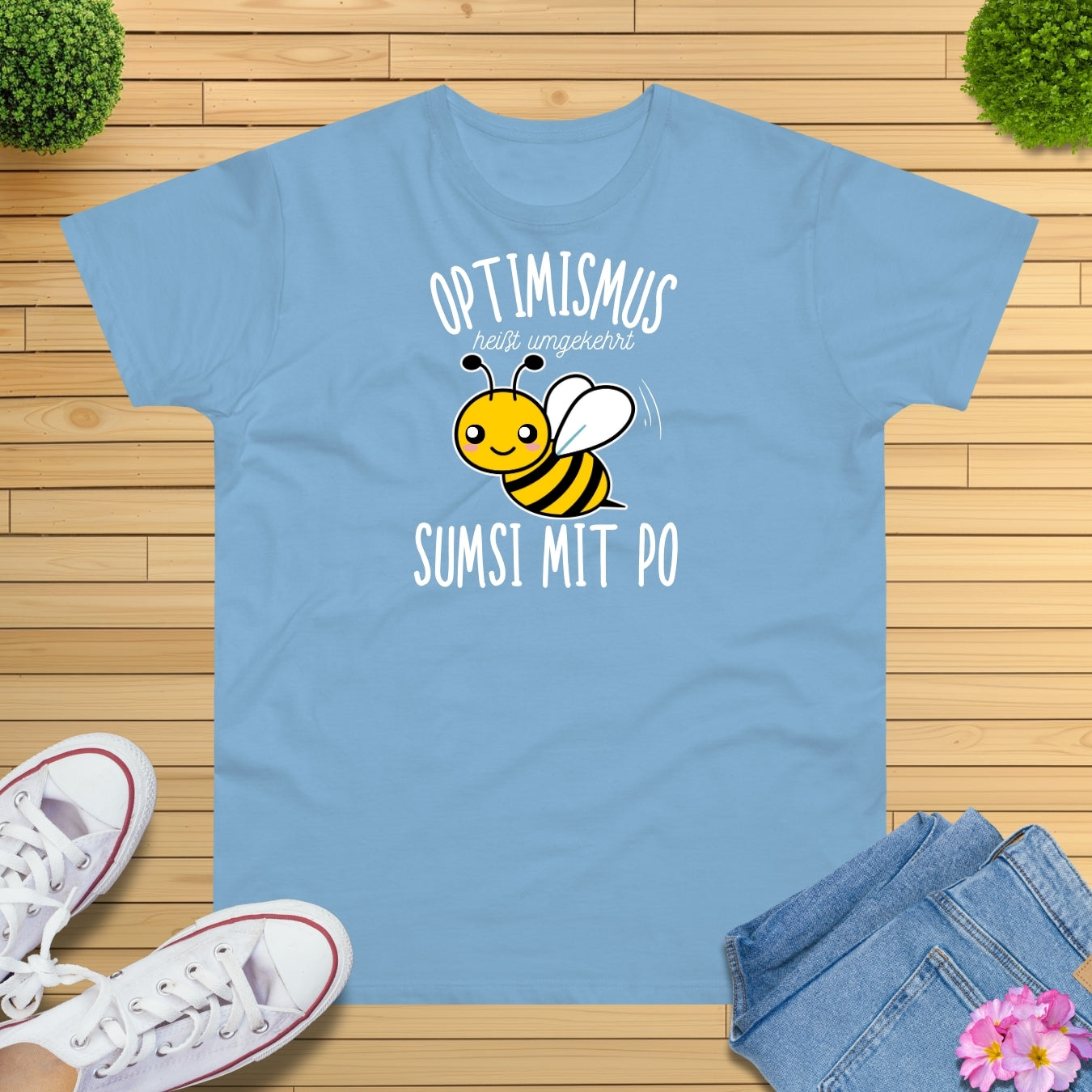 Optimismus Bienen T-Shirt