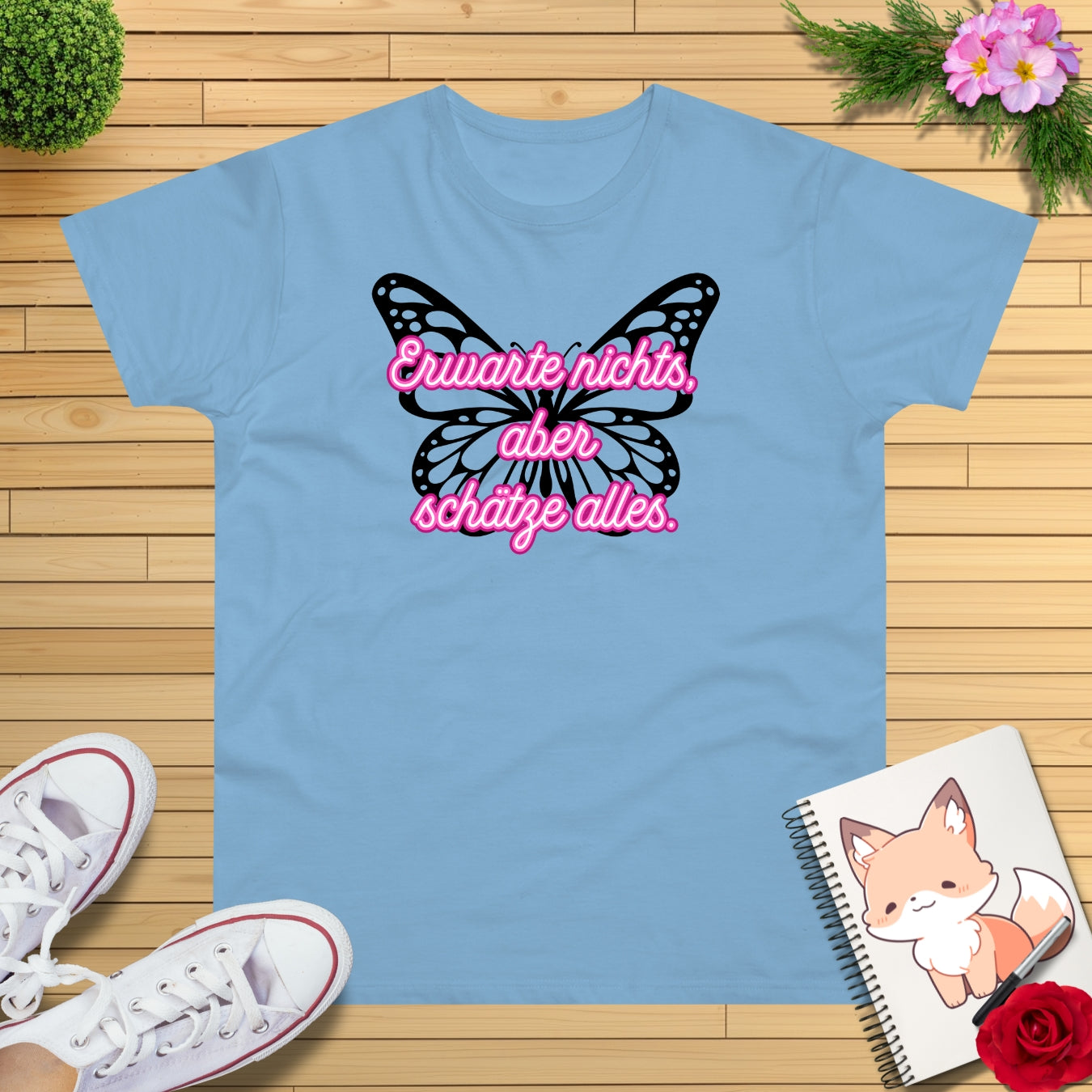 Schmetterling pink T-Shirt