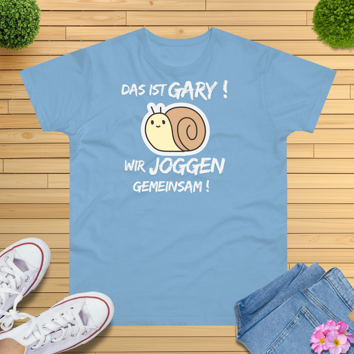 Lustiges Schnecke Joggen T-Shirt