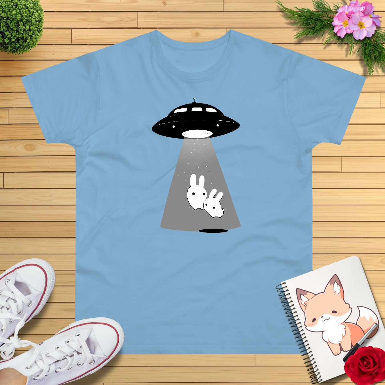 Kawaii Ufo Hasen T-Shirt