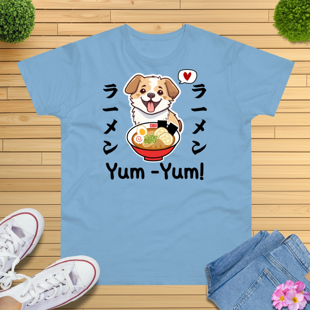 Kawaii Ramen Hund T-Shirt