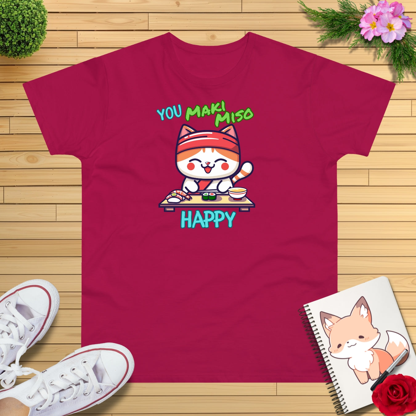Sushi "YOU MAKI MISO HAPPY" T-Shirt