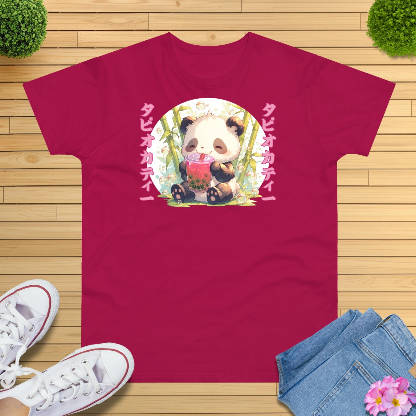 Bubble Tea Time Panda T-Shirt