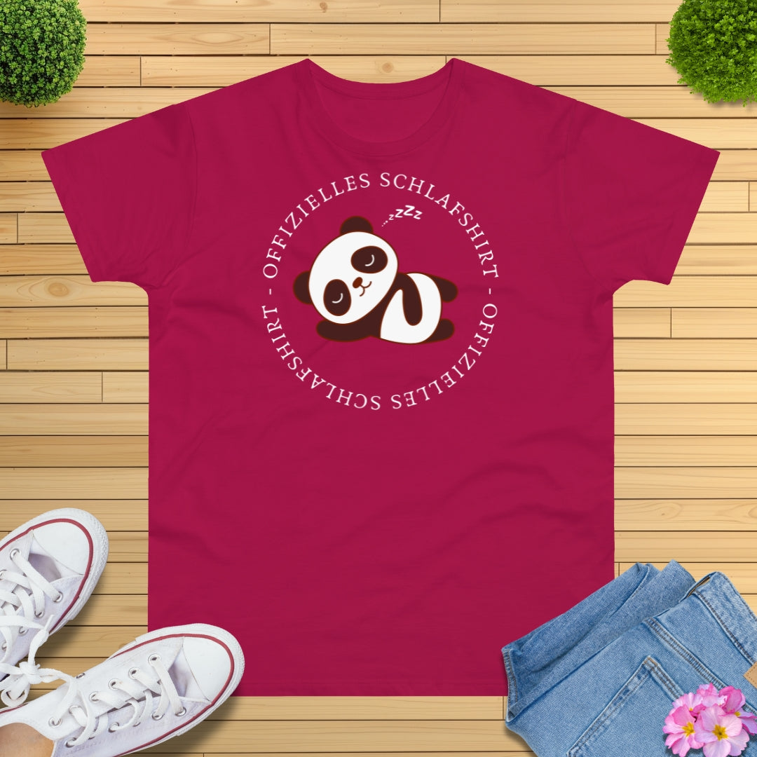 Offizielles Schlafshirt Panda T-Shirt
